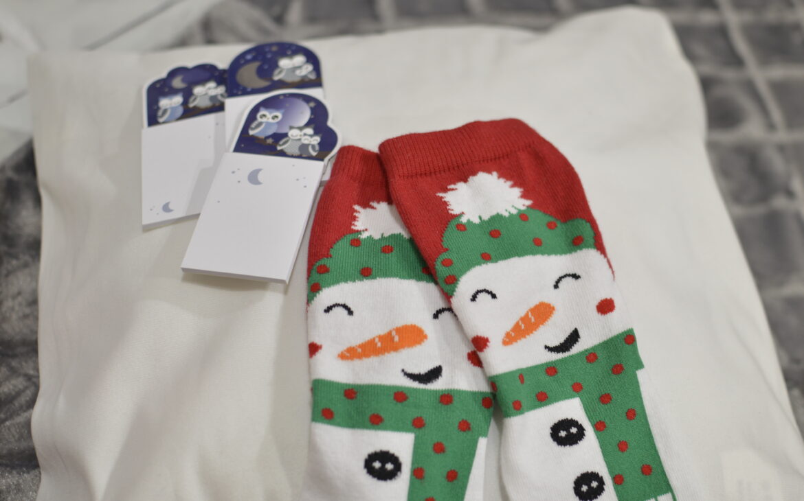 Decemberi kedvencek 4 Hóember zokni
